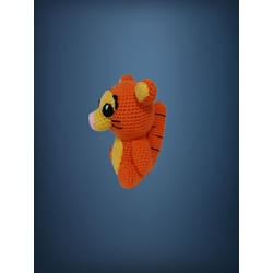 Peluche tigger winnie pooh hecho a mano a ganchillo (amigurumi). - Imagen 2