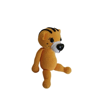 Peluche tigre hecho a mano a ganchillo (amigurumi). - Imagen 2