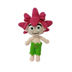 Peluche tombi del videojuego tomba hecho a mano a ganchillo (amigurumi).Ficha técnica: - Imagen 1