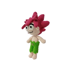 Peluche tombi del videojuego tomba hecho a mano a ganchillo (amigurumi).Ficha técnica: - Imagen 2