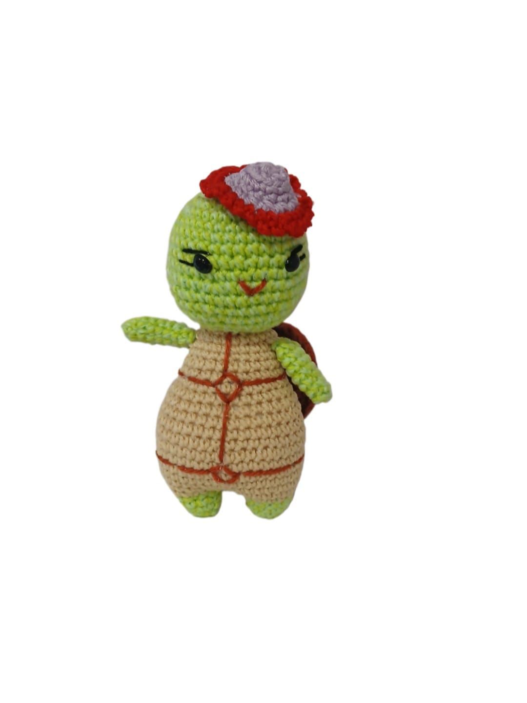 Peluche tortuga hecho a mano a ganchillo (amigurumi). - Imagen 1