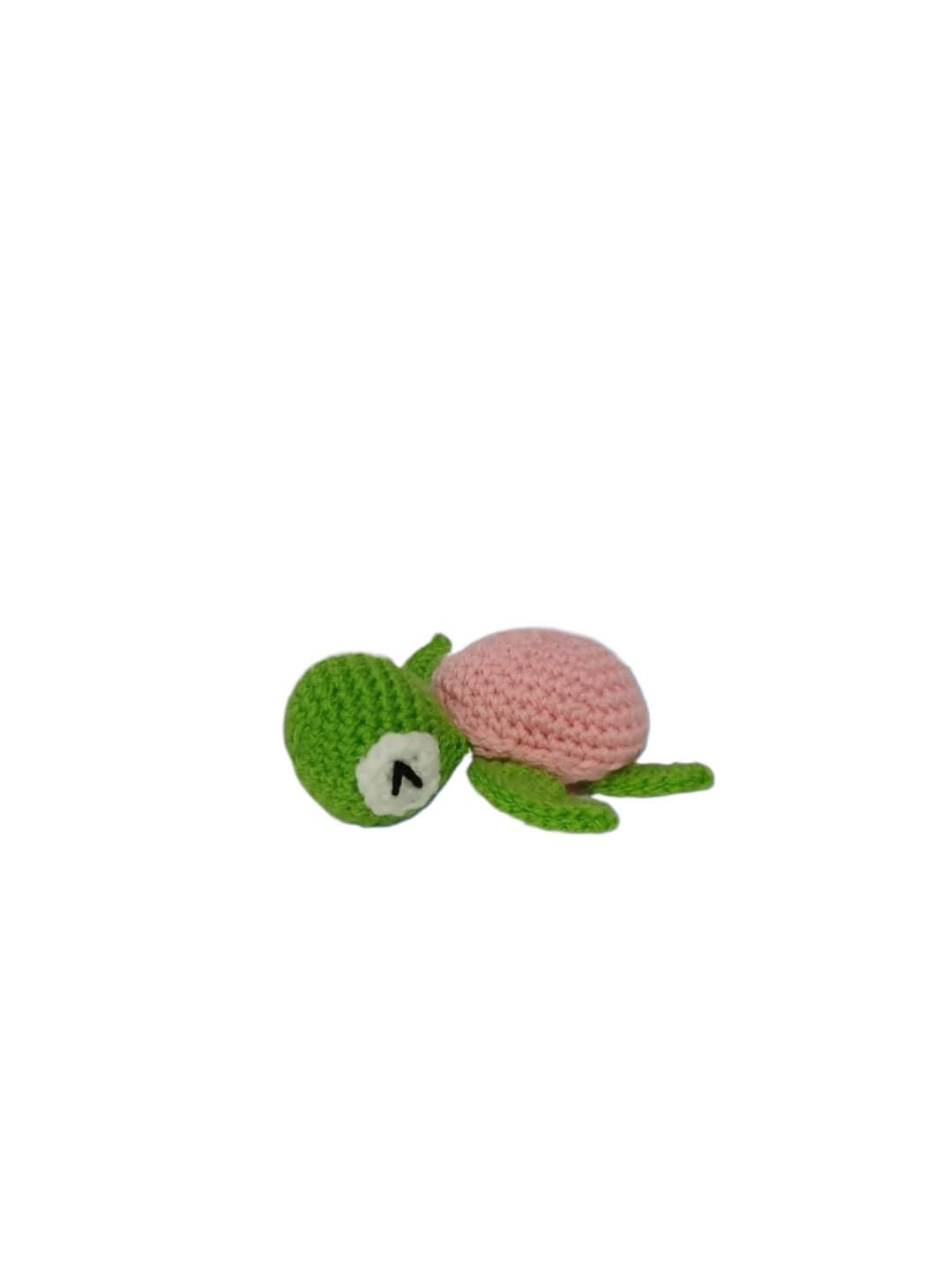 Peluche tortuga marina hecho a mano a ganchillo (amigurumi). - Imagen 2