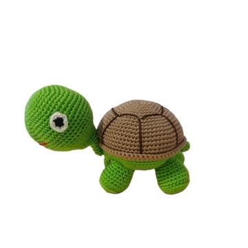 Peluche tortuga tierra amigurumi - Imagen 2