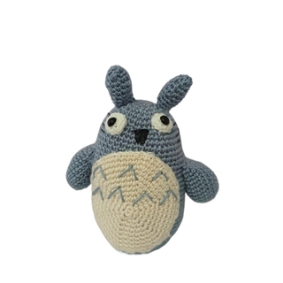 Peluche totoro hecho a mano a ganchillo (amigurumi). - Imagen 1