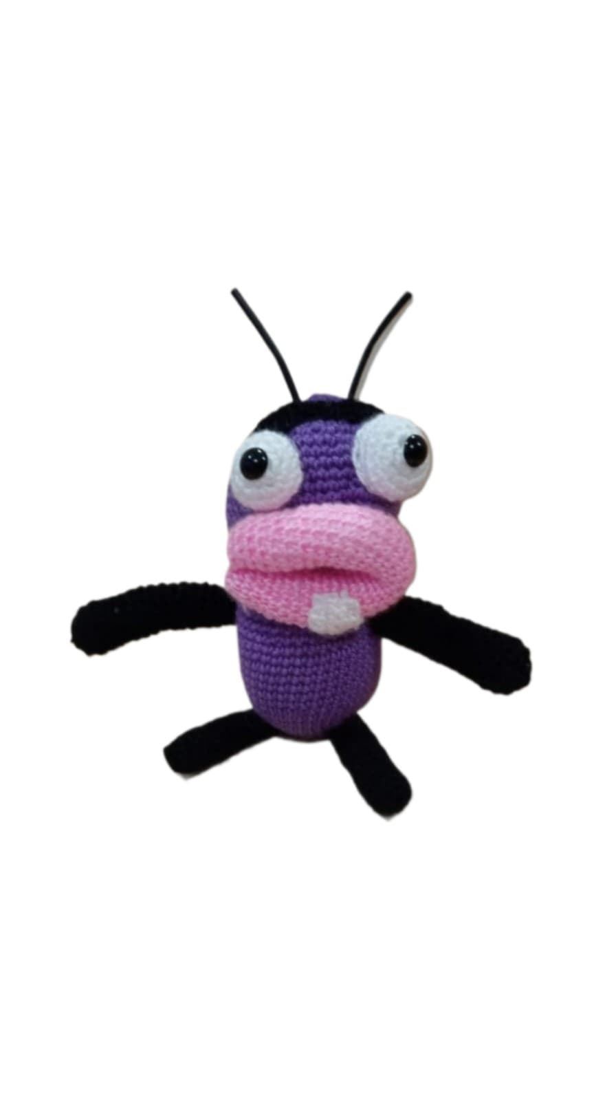 Peluche trancas hormiga hormiguero hecha a mano a ganchillo (amigurumi). - Imagen 1