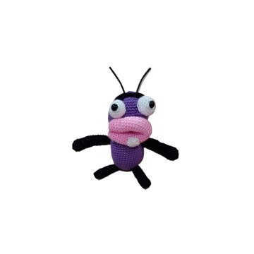 Peluche trancas hormiga hormiguero hecha a mano a ganchillo (amigurumi). - Imagen 1