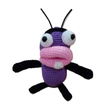 Peluche trancas hormiga hormiguero hecha a mano a ganchillo (amigurumi). - Imagen 1