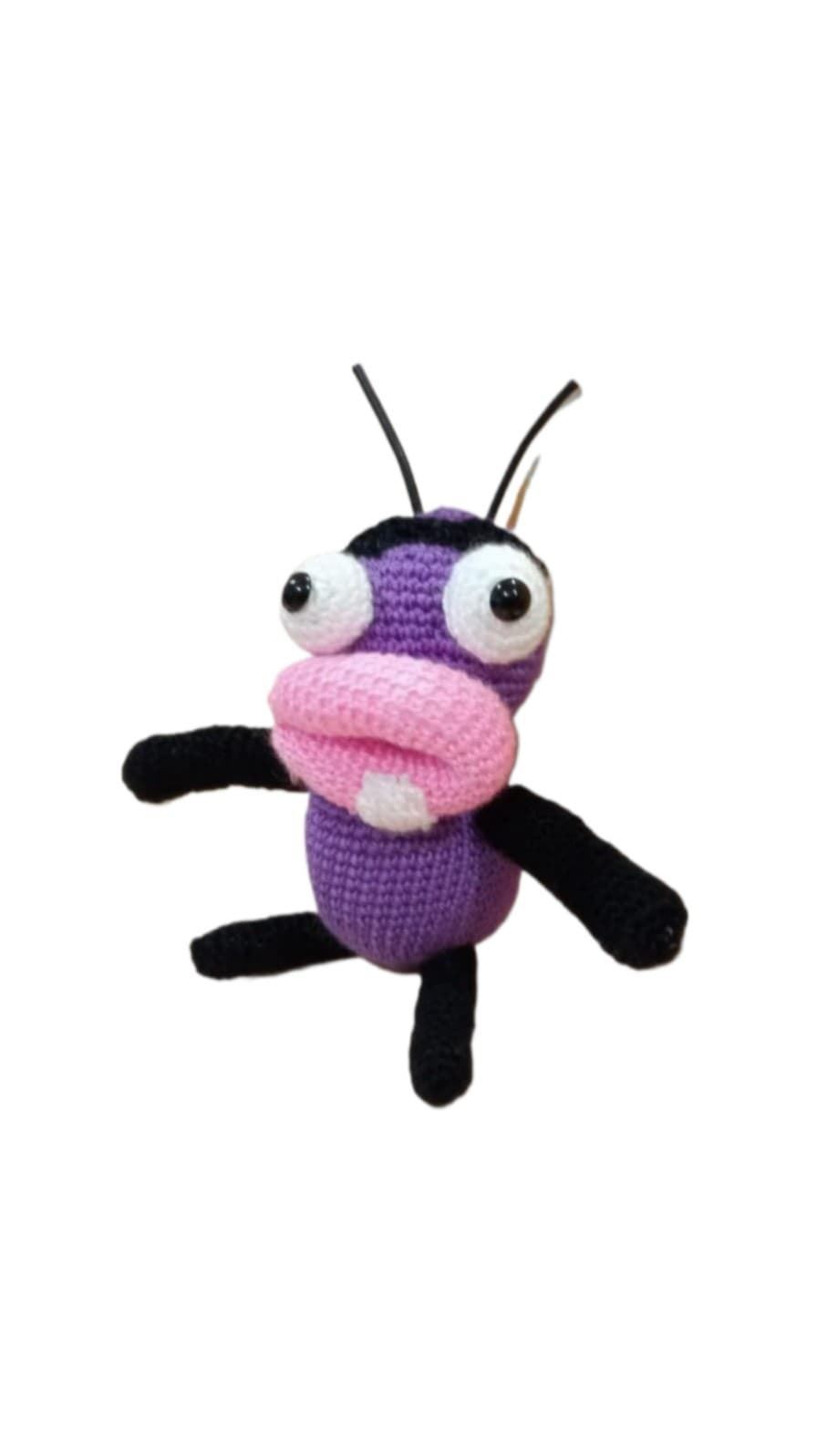 Peluche trancas hormiga hormiguero hecha a mano a ganchillo (amigurumi). - Imagen 3