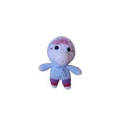 Peluche vergüenza inside out del revés emociones hecha a mano a ganchillo (amigurumi). - Imagen 1