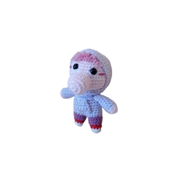 Peluche vergüenza inside out del revés emociones hecha a mano a ganchillo (amigurumi). - Imagen 2
