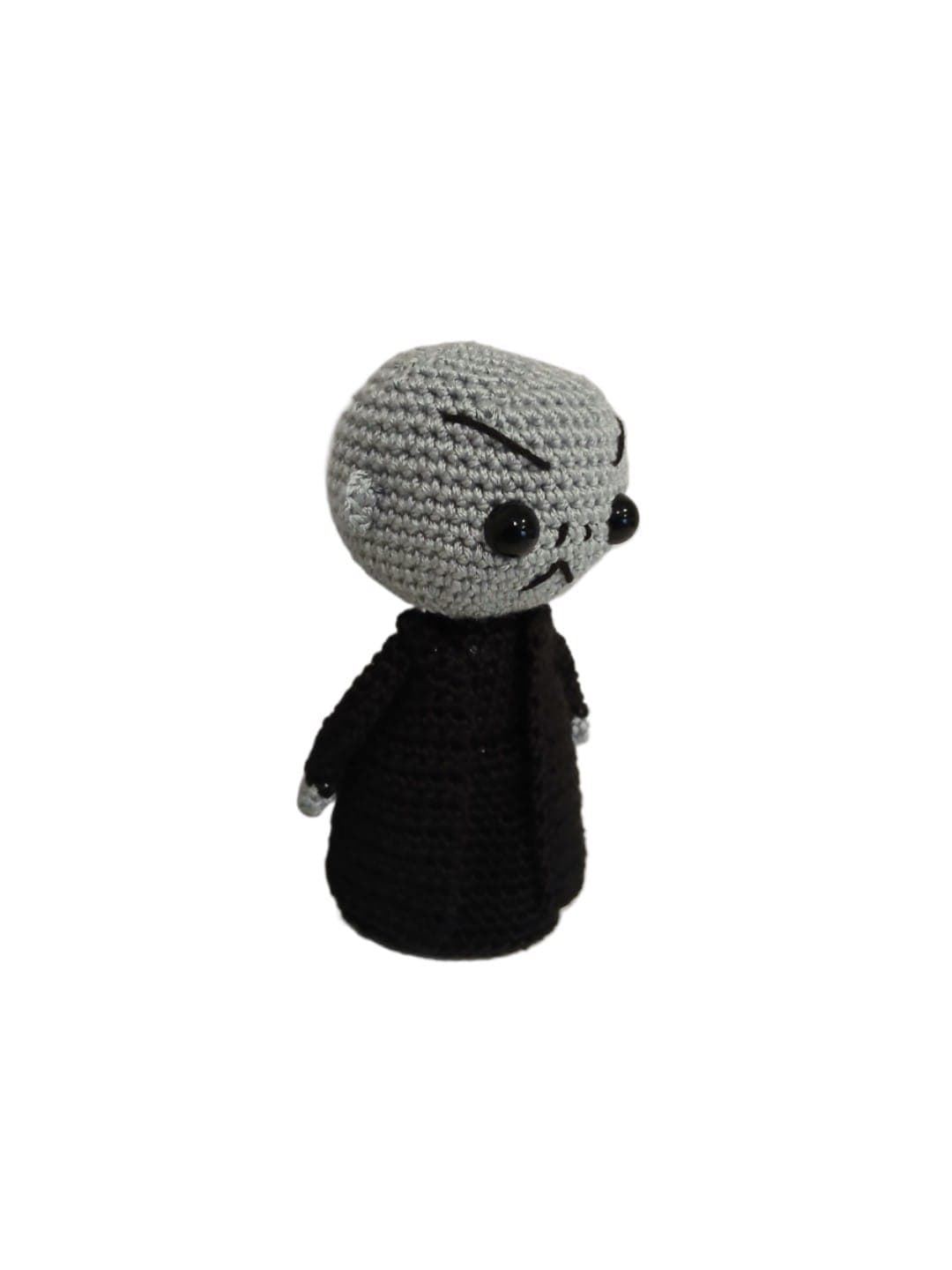 Peluche voldemor harry potter hecha a mano a ganchillo (amigurumi). - Imagen 3