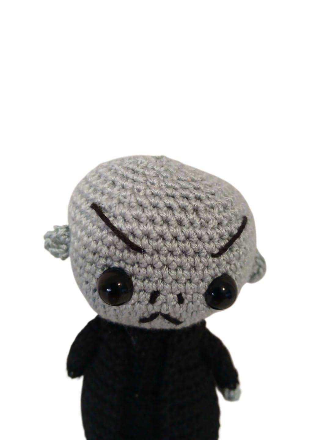 Peluche voldemor harry potter hecha a mano a ganchillo (amigurumi). - Imagen 4