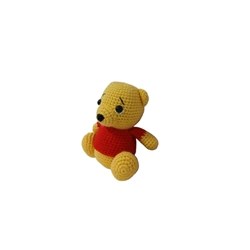 Peluche winnie pooh hecho a mano a ganchillo (amigurumi). - Imagen 2