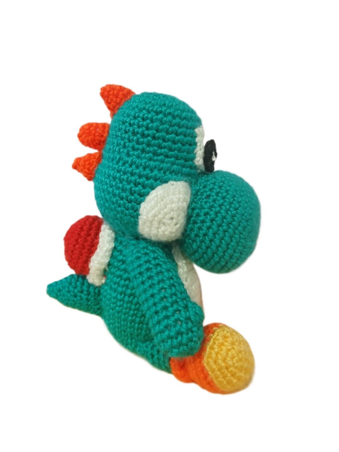 Peluche yoshie mario bross hecho a mano a ganchillo (amigurumi). - Imagen 4