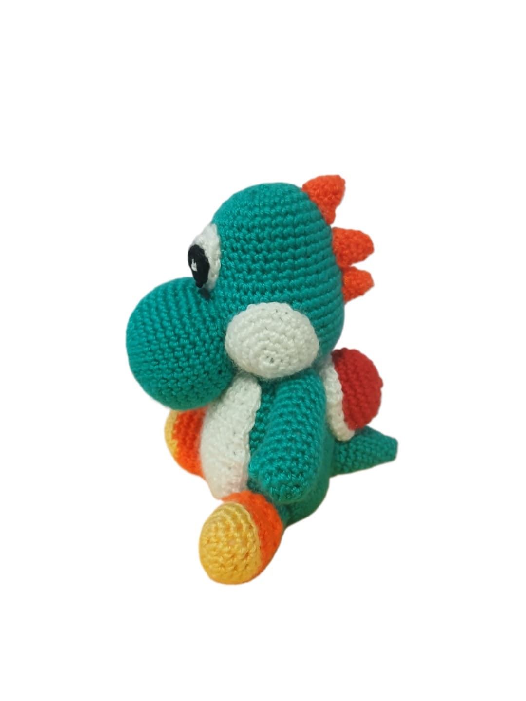 Peluche yoshie mario bross hecho a mano a ganchillo (amigurumi). - Imagen 5