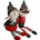 Peluches pareja de duendes navideño-navidad hecho a mano a ganchillo (amigurumi). - Imagen 2