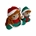 Peluches pareja duendes navideño-navidad hecho a mano a ganchillo (amigurumi). - Imagen 2