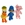 Peluches pato, elly y pocoyo hecho a mano a ganchillo (amigurumi). - Imagen 1